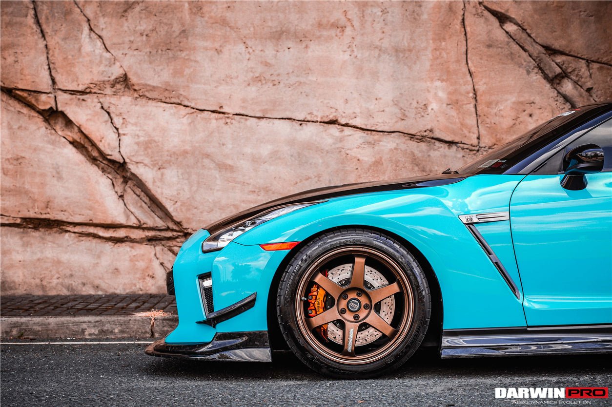 2017 - 2022 Nissan GTR R35 EBA BKSS Style Carbon Fiber Front Canards